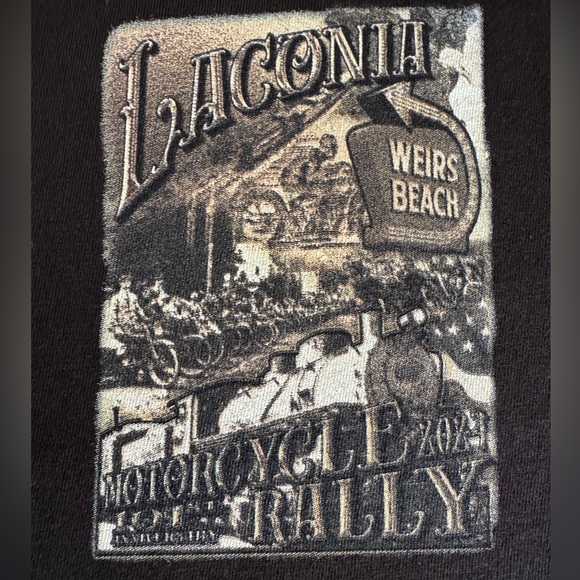 T-SHIRT Laconia NH 101st Bike Rally 2024! - Picture 1 of 5